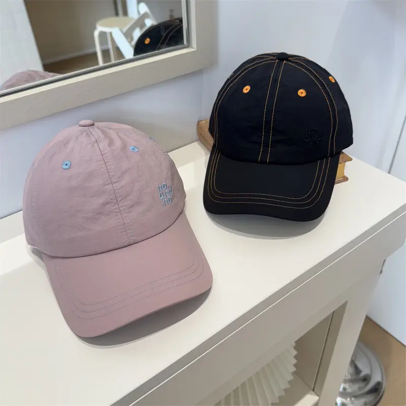 Women Baseball Cap Light Blue Sun Protection 10&15