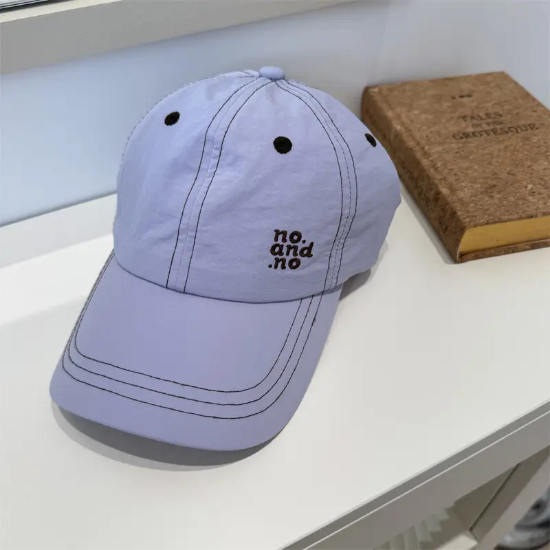 Women Baseball Cap Light Blue Sun Protection 10&15