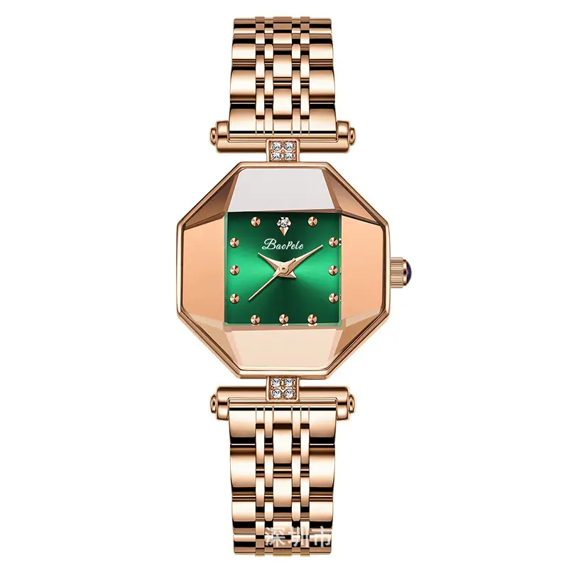 Baopele Women's Rose Gold Analog Crown Watch - Image 3
