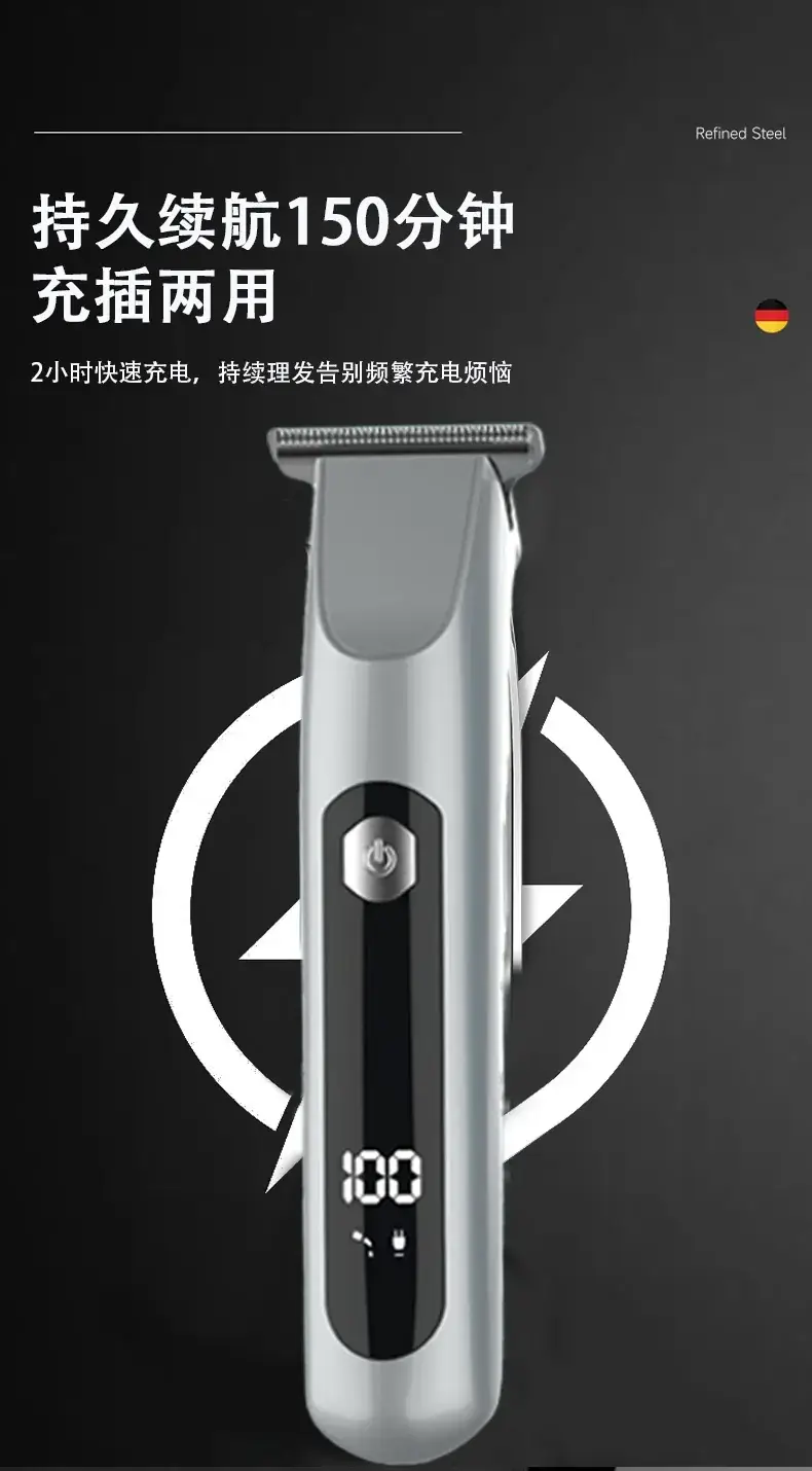 Factory Cross-Border Electric Hair Clipper with 5 Blades — feature 10