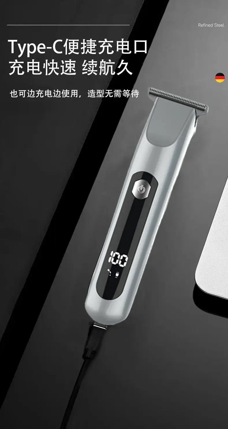 Factory Cross-Border Electric Hair Clipper with 5 Blades — feature 11