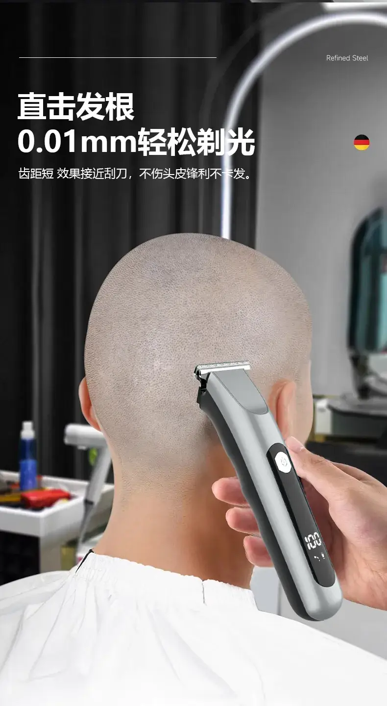 Factory Cross-Border Electric Hair Clipper with 5 Blades — feature 7