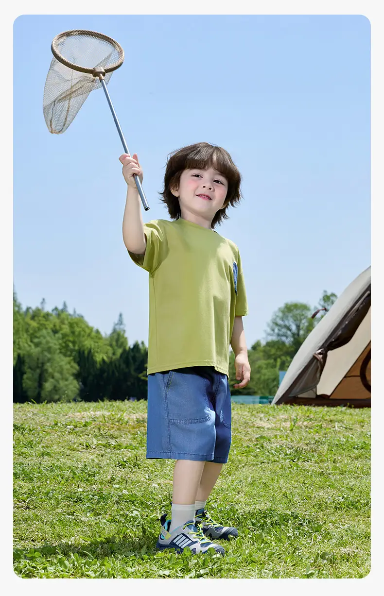 Baby Boys Green Dinosaur T-Shirt Denim Shorts 360° — feature 25