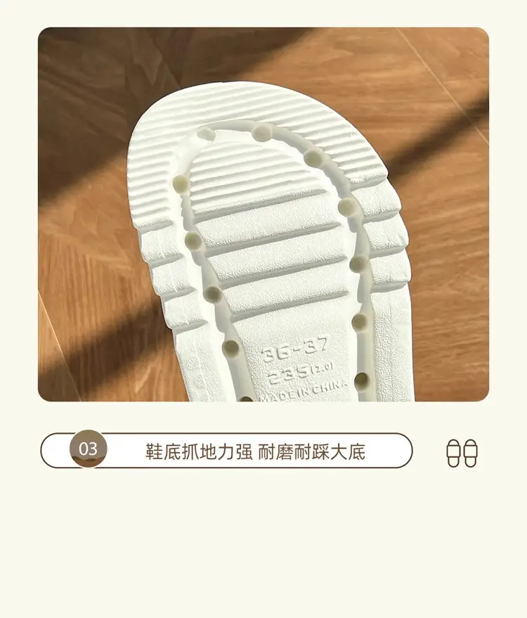 2024 Croc Shoes Women's Thick-Soled Sandals Outerwear Non-Slip Toe Slippers Women's Beach Shoes Summer New Pregnant Women — feature 15