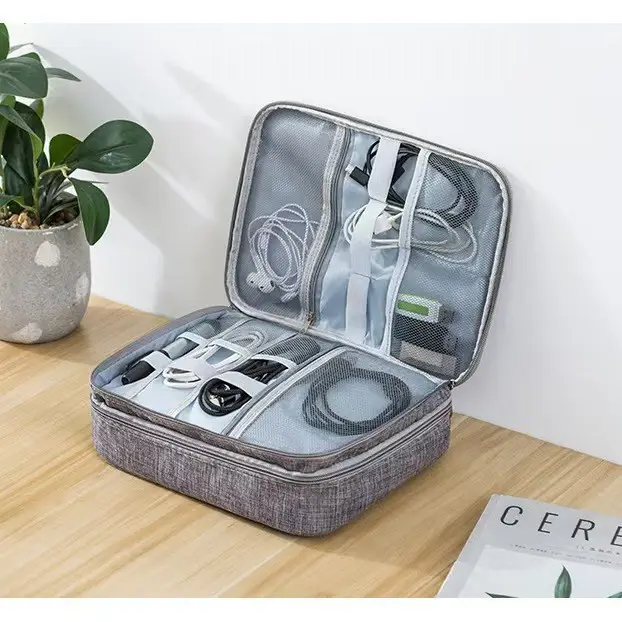 Digital Storage Organizer Bag Charger Multi-Functional Accessories Data Cable Technology Sense Digital Storage Bag Computer Cable