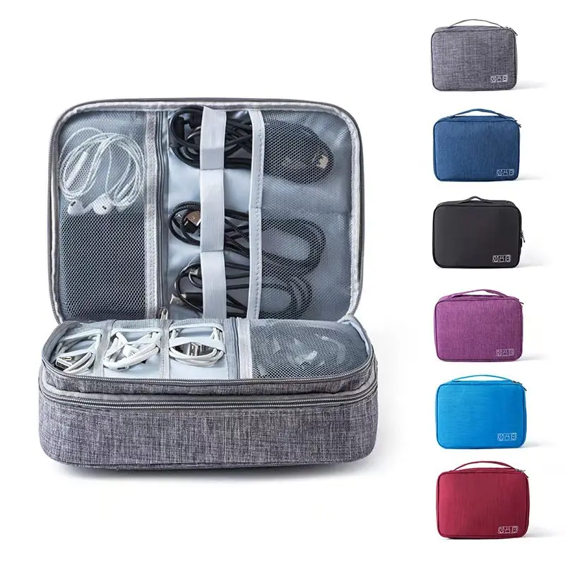 Digital Storage Organizer Bag Charger Multi-Functional Accessories Data Cable Technology Sense Digital Storage Bag Computer Cable