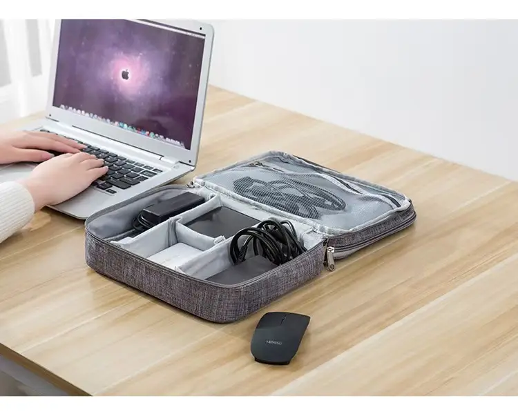 Digital Storage Organizer Bag Charger Multi-Functional Accessories Data Cable Technology Sense Digital Storage Bag Computer Cable — feature 21