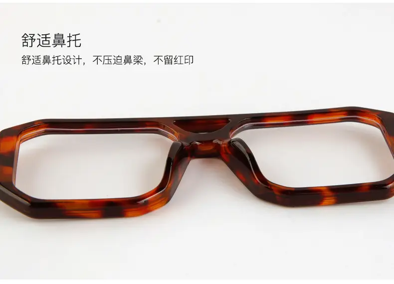 Double-Bridge Sunglasses Black Orange UV Protection — feature 6