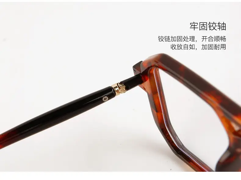 Double-Bridge Sunglasses Black Orange UV Protection — feature 7
