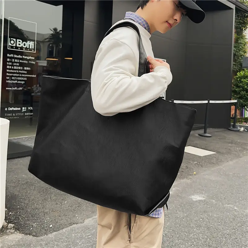Waterproof Women's Large Computer Bag Black - Image 7