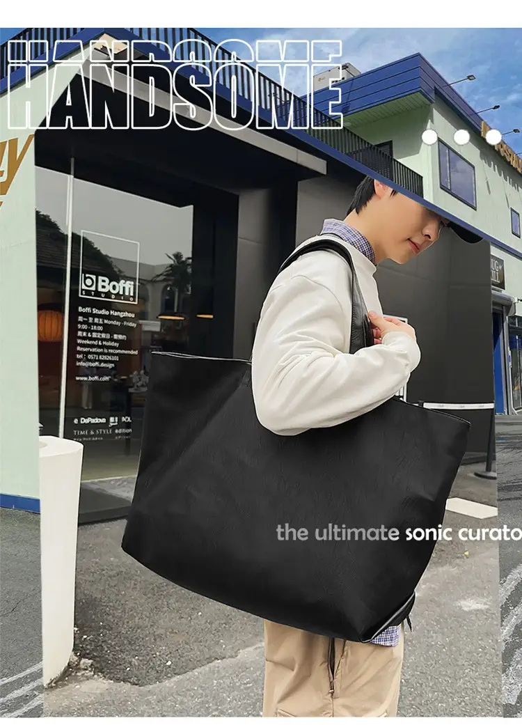 Waterproof Women's Large Computer Bag Black — feature 1