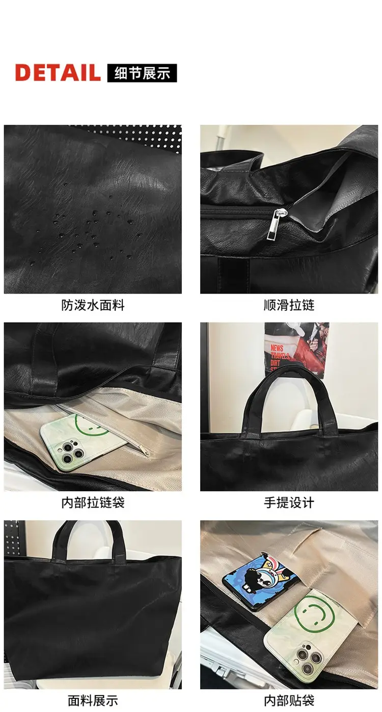 Waterproof Women's Large Computer Bag Black — feature 28