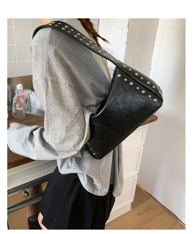 Cross-Border Korean Style Underarm Bag for Women 2026 Summer New Retro Versatile Commuter Shoulder Bag luggage and leather goods — feature 19