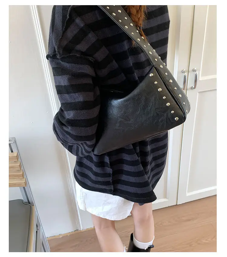 Cross-Border Korean Style Underarm Bag for Women 2026 Summer New Retro Versatile Commuter Shoulder Bag luggage and leather goods — feature 20