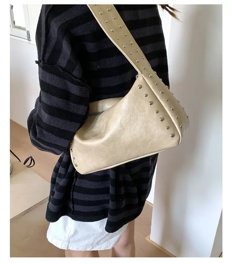 Cross-Border Korean Style Underarm Bag for Women 2026 Summer New Retro Versatile Commuter Shoulder Bag luggage and leather goods — feature 23