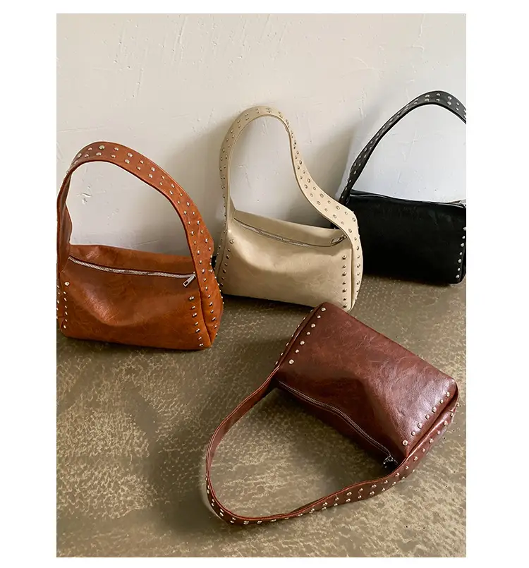 Cross-Border Korean Style Underarm Bag for Women 2026 Summer New Retro Versatile Commuter Shoulder Bag luggage and leather goods — feature 38