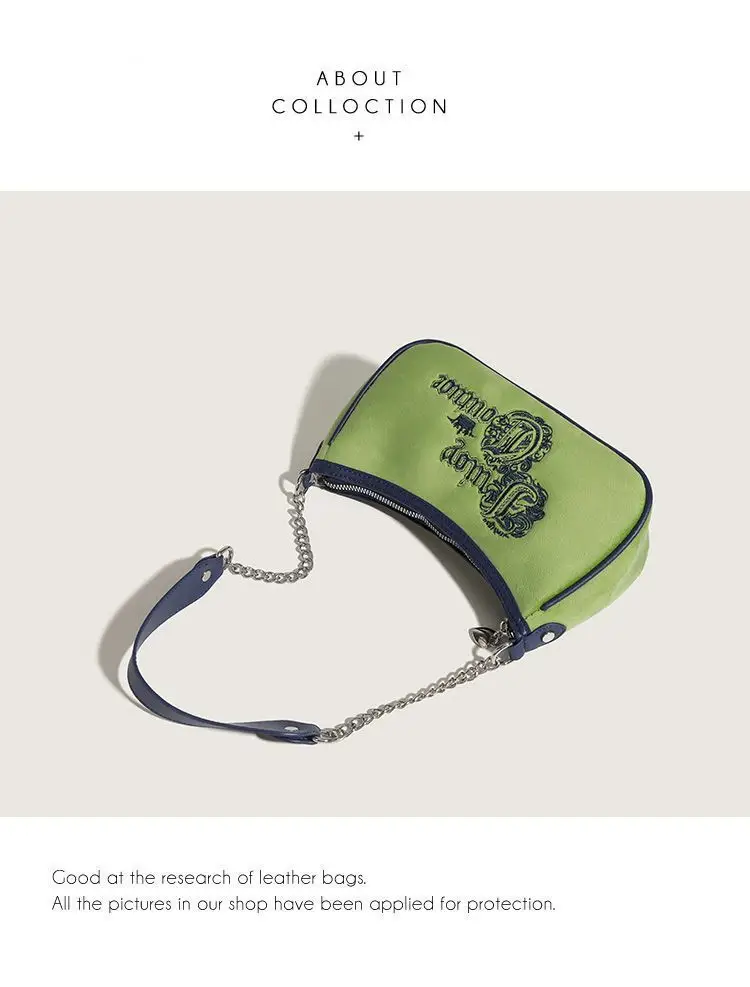 2026 Green Lady's Shoulder Bag with Chain Strap — feature 16