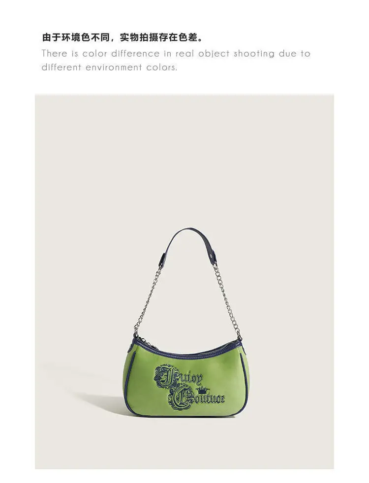 2026 Green Lady's Shoulder Bag with Chain Strap — feature 19