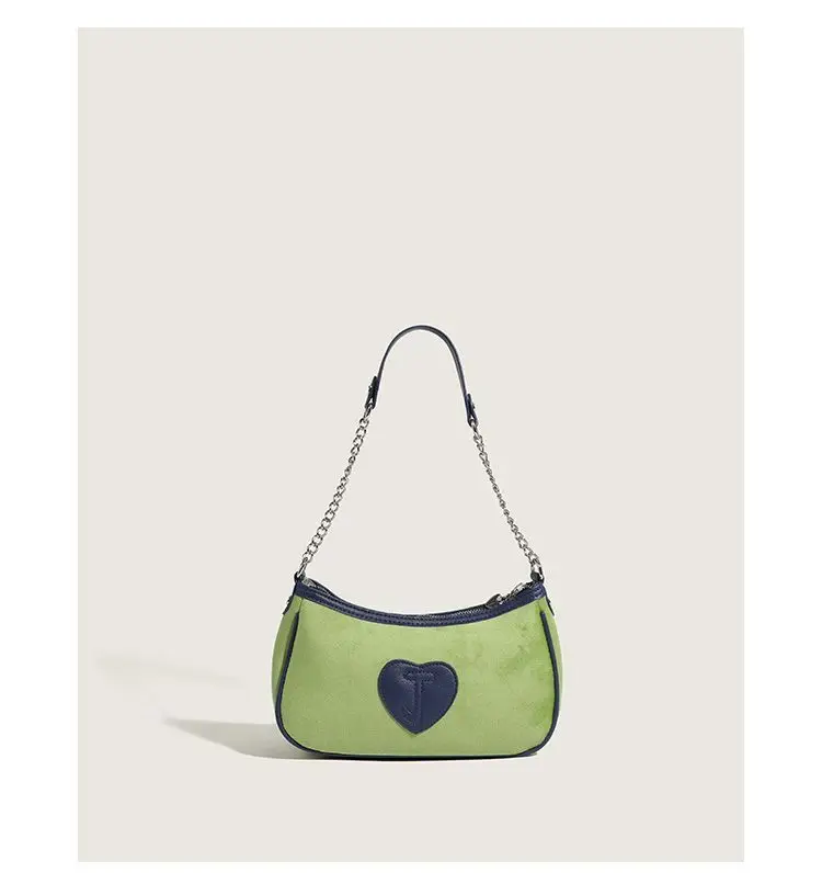 2026 Green Lady's Shoulder Bag with Chain Strap — feature 21