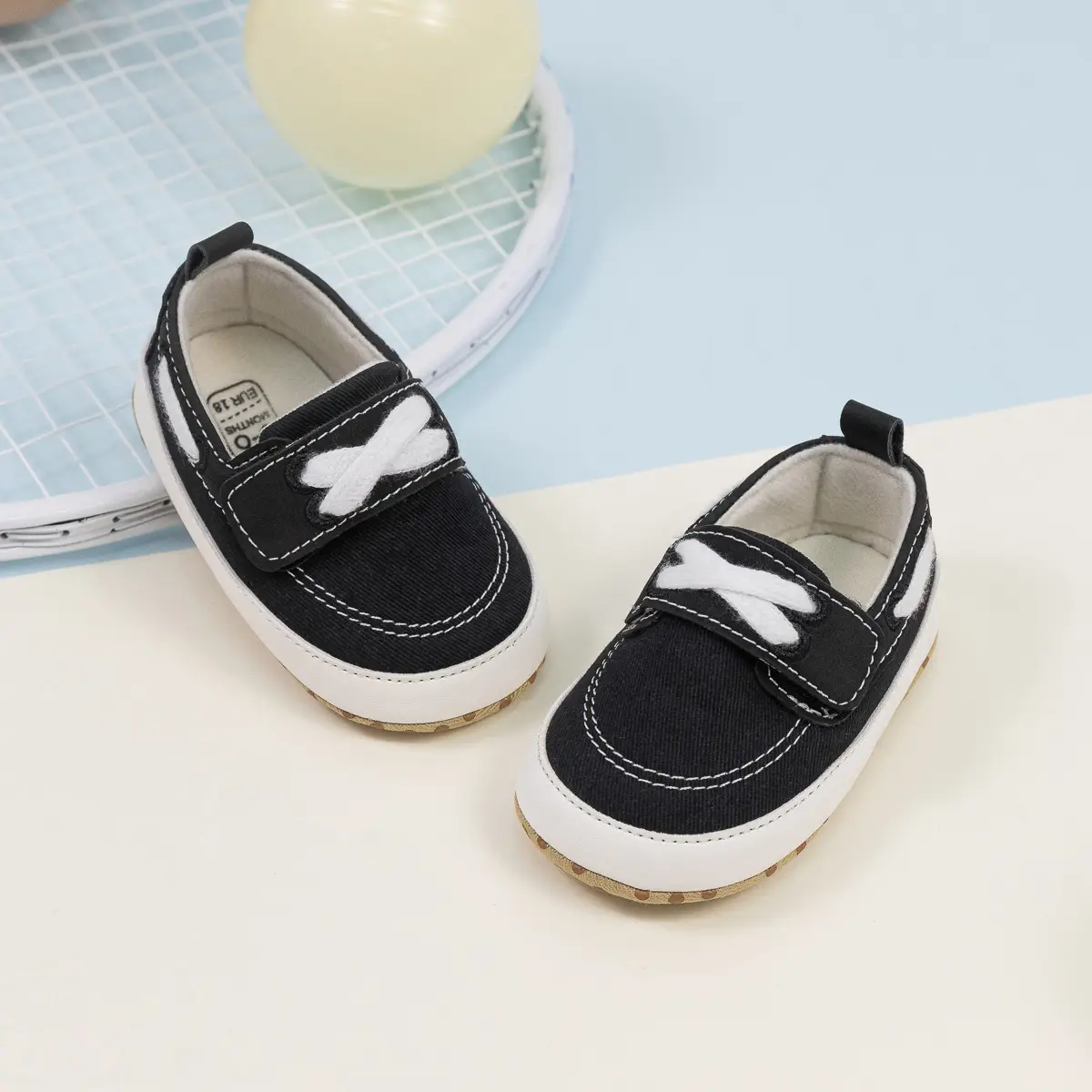 2025 New Baby Boys Slip-On Shoes Soft Sole Cross-Border