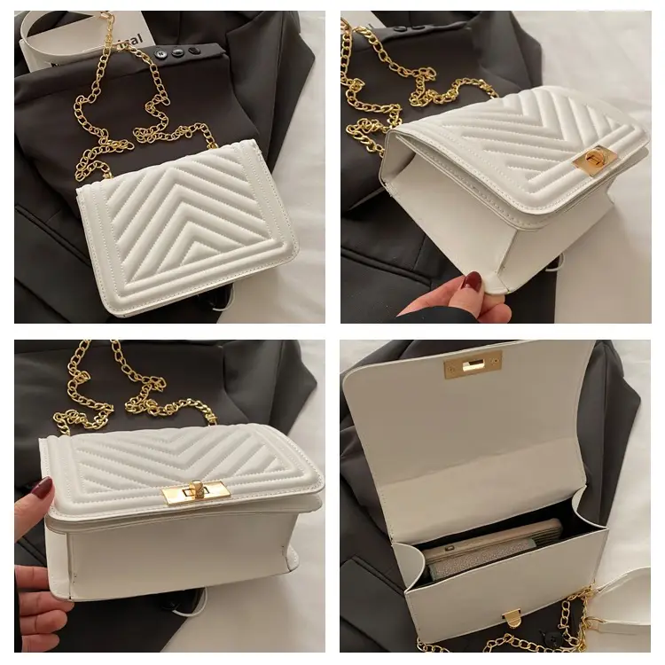 Black Quilted Chain Shoulder Bag for Women 2025 — feature 6