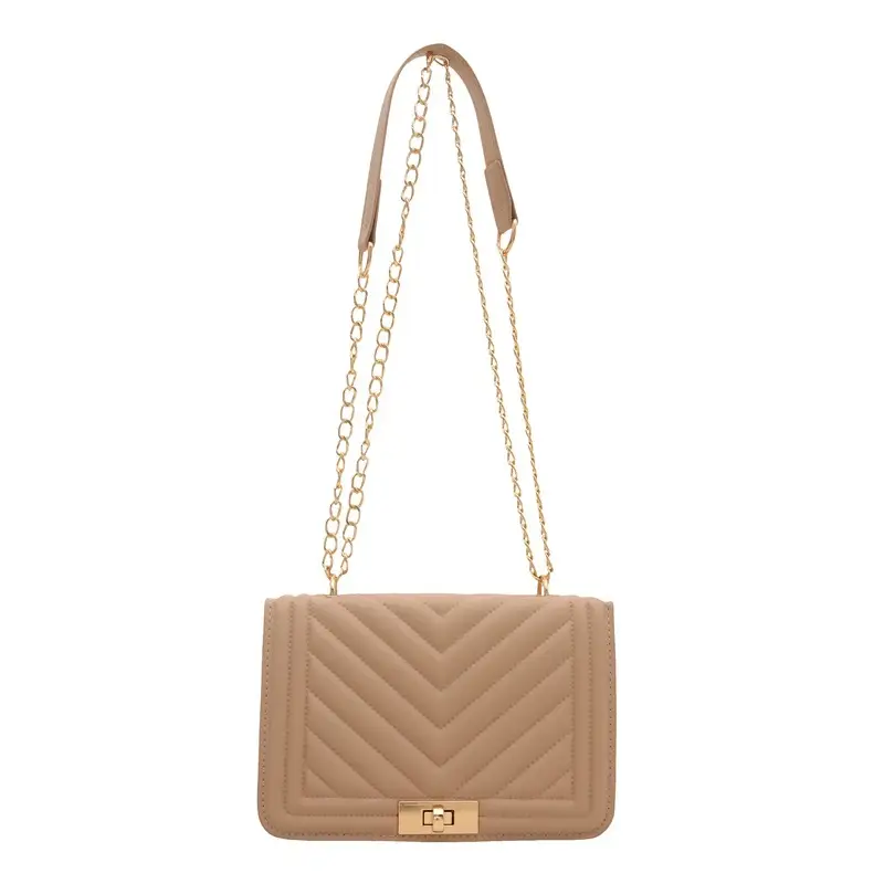 Black Quilted Chain Shoulder Bag for Women 2025 - Image 3