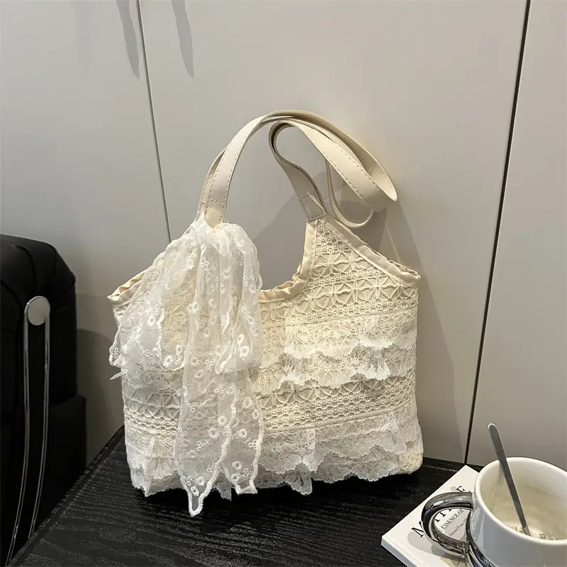 Fairy Lace Beach Tote Bag for Women - Image 4