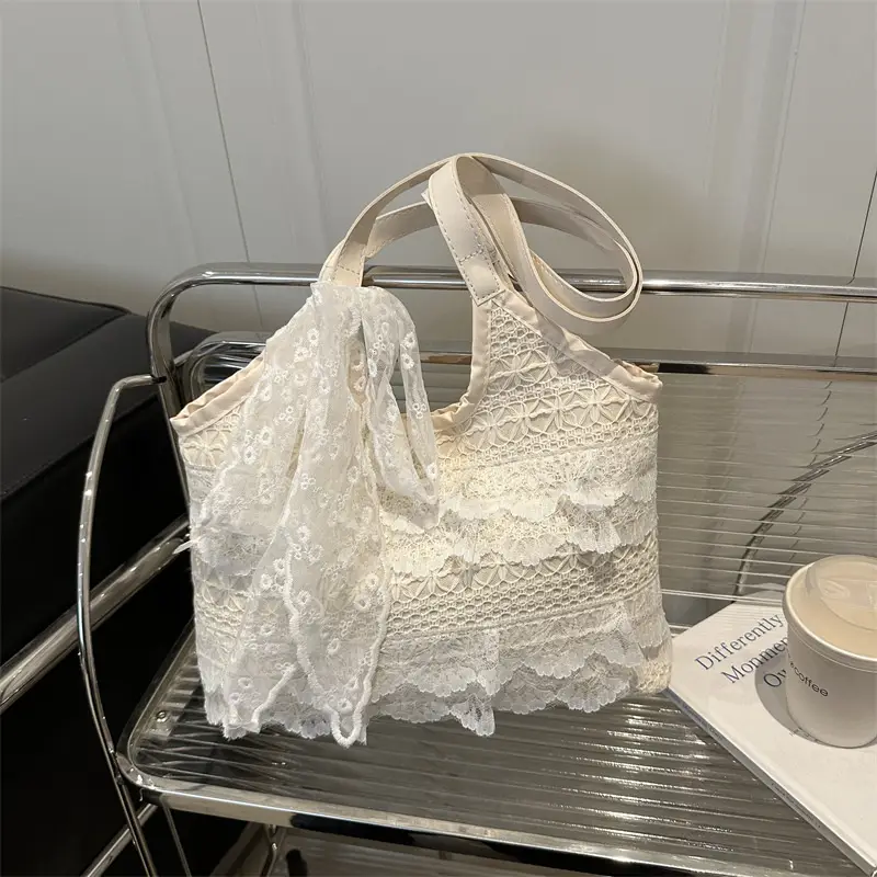 Fairy Lace Beach Tote Bag for Women - Image 5