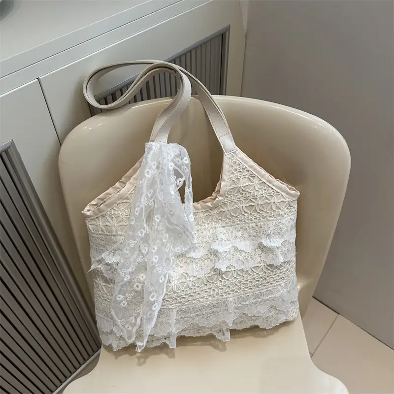 Fairy Lace Beach Tote Bag for Women - Image 6