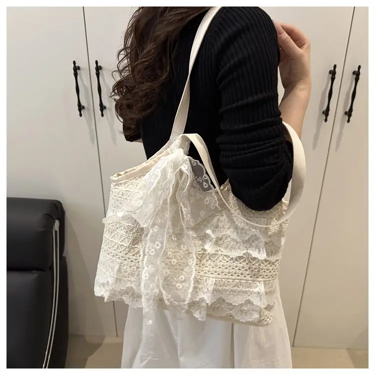 Fairy Lace Beach Tote Bag for Women — feature 14