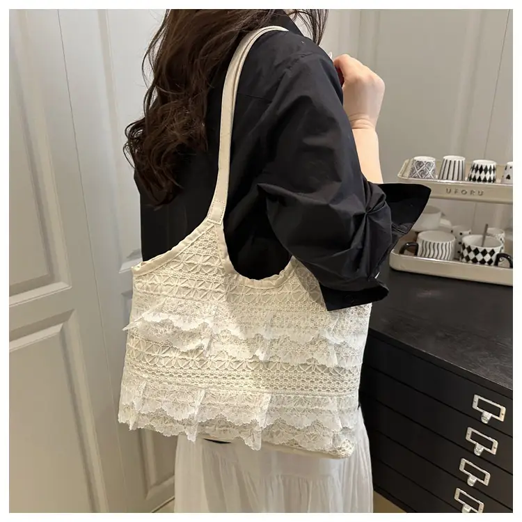 Fairy Lace Beach Tote Bag for Women — feature 8