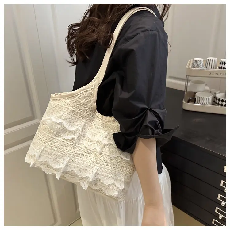 Fairy Lace Beach Tote Bag for Women — feature 9
