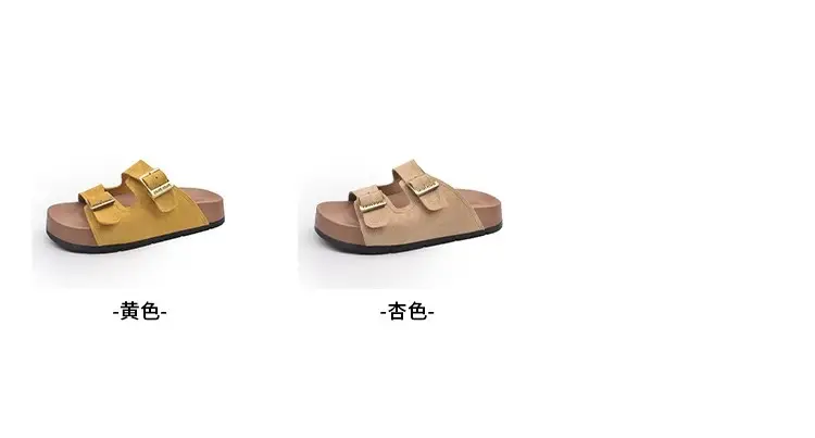 Women's 2025 Summer Lazy Slippers with Buckle Strap — feature 7