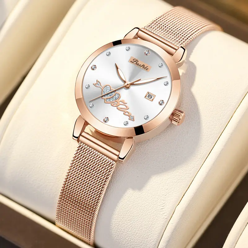 Baopele Rose Gold Women's Quartz Watch B3205L - Image 4