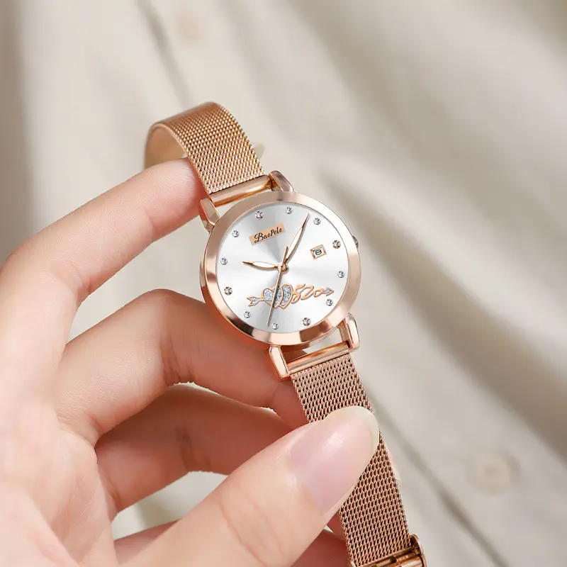 Baopele Rose Gold Women's Quartz Watch B3205L - Image 5