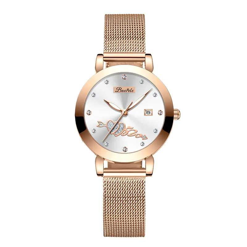 Baopele Rose Gold Women's Quartz Watch B3205L - Image 7