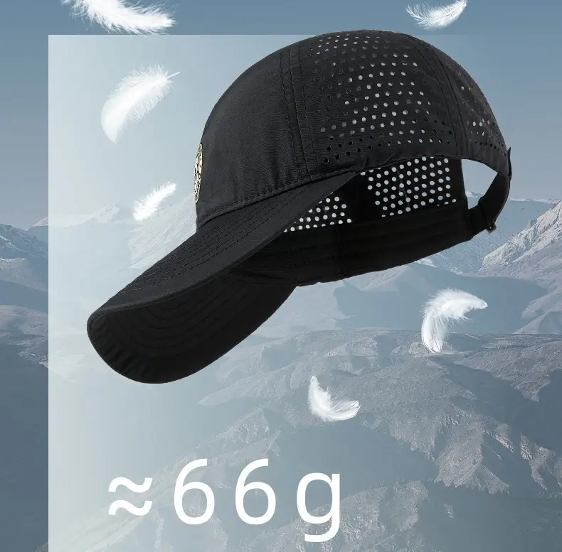 Women's Perforated Baseball Cap Green Outdoor — feature 13