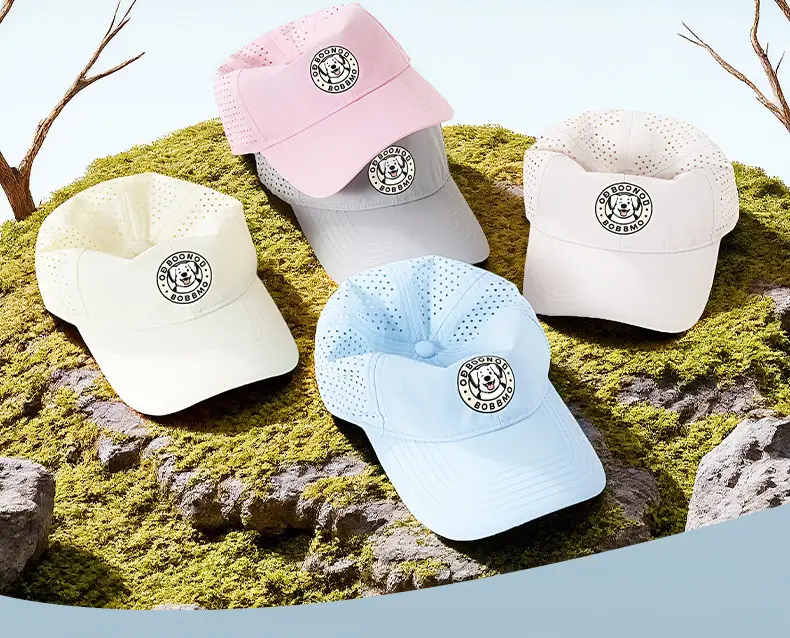 Women's Perforated Baseball Cap Green Outdoor — feature 23