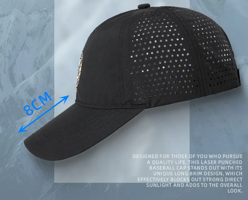 Women's Perforated Baseball Cap Green Outdoor — feature 25