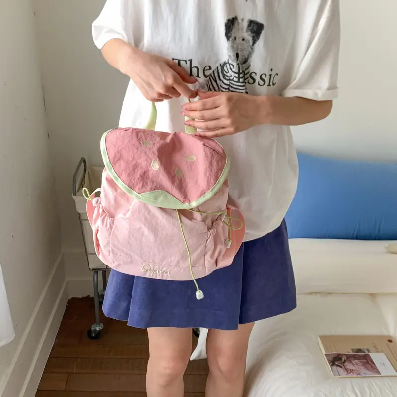 Pink Heart Design Crossbody Bag for Women