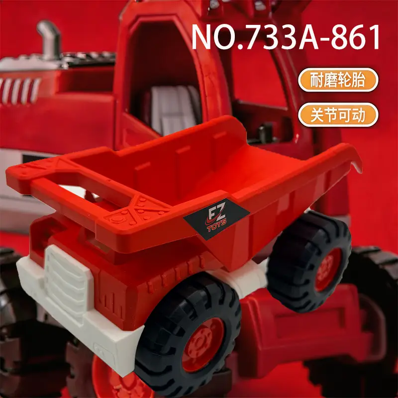 Excavator Large Inertia Driving Engineering Vehicle Toy Children's Thickened and Fall-Resistant Beach Excavator Shovel Truck Wholesale