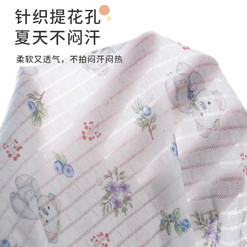 Children's Bamboo Fiber Floral T-Shirt 80-110 - Image 8