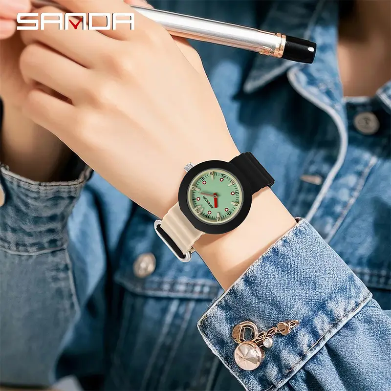 Sanda Multi-Color Waterproof Student Watch for Kids - Image 11