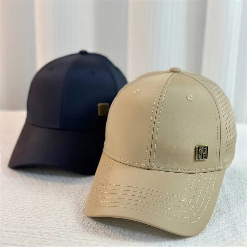 Men's Grey Mesh Baseball Cap with Logo - Image 8