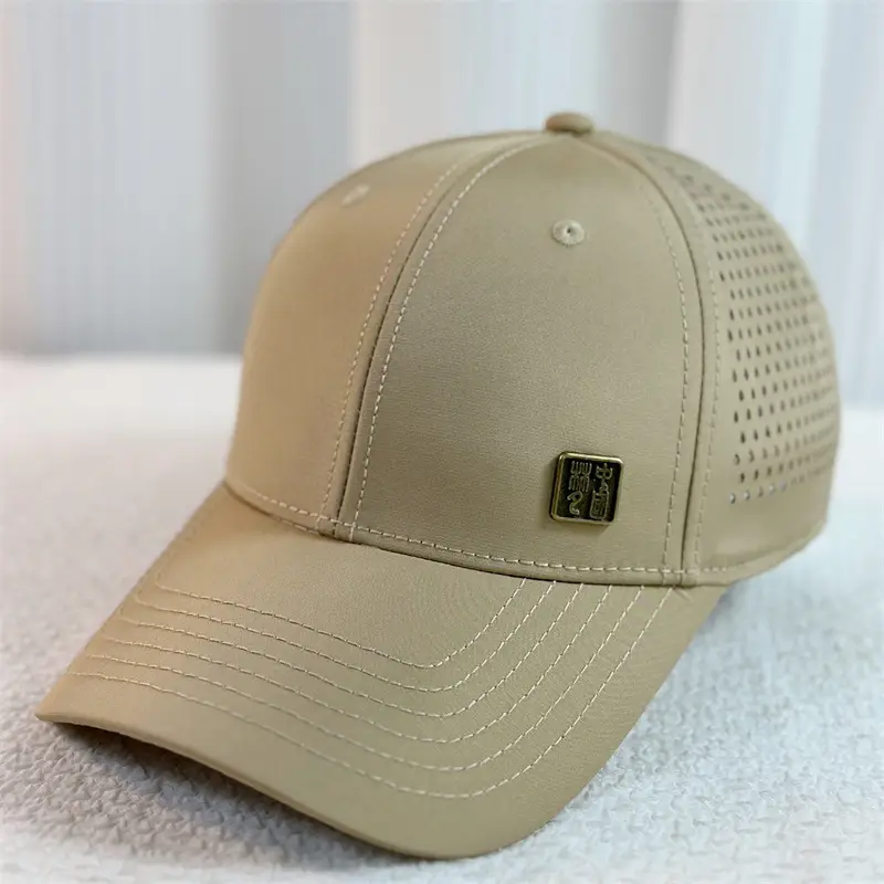 Men's Grey Mesh Baseball Cap with Logo - Image 4