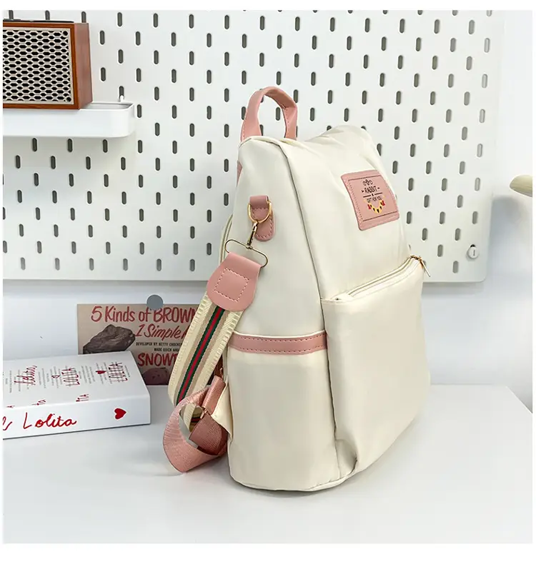 Girls Fashionable Multi-Purpose Shoulder Backpack with Tassel — feature 7