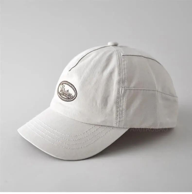 Gray Letter Embroidered Baseball Cap for Men Women — feature 1