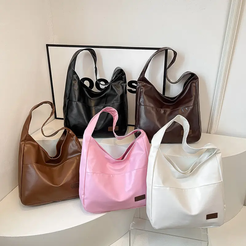 Women Retro Brown PU Shoulder Bag 2025 - Image 7