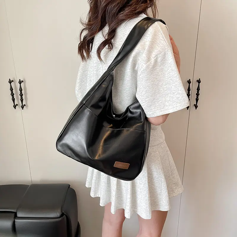 Women Retro Brown PU Shoulder Bag 2025 - Image 9