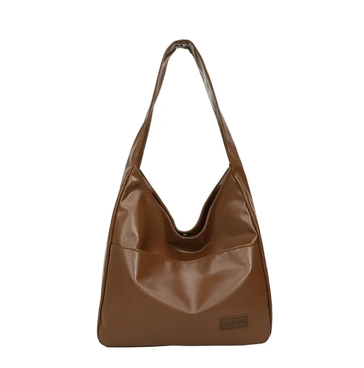 Women Retro Brown PU Shoulder Bag 2025 - Image 10